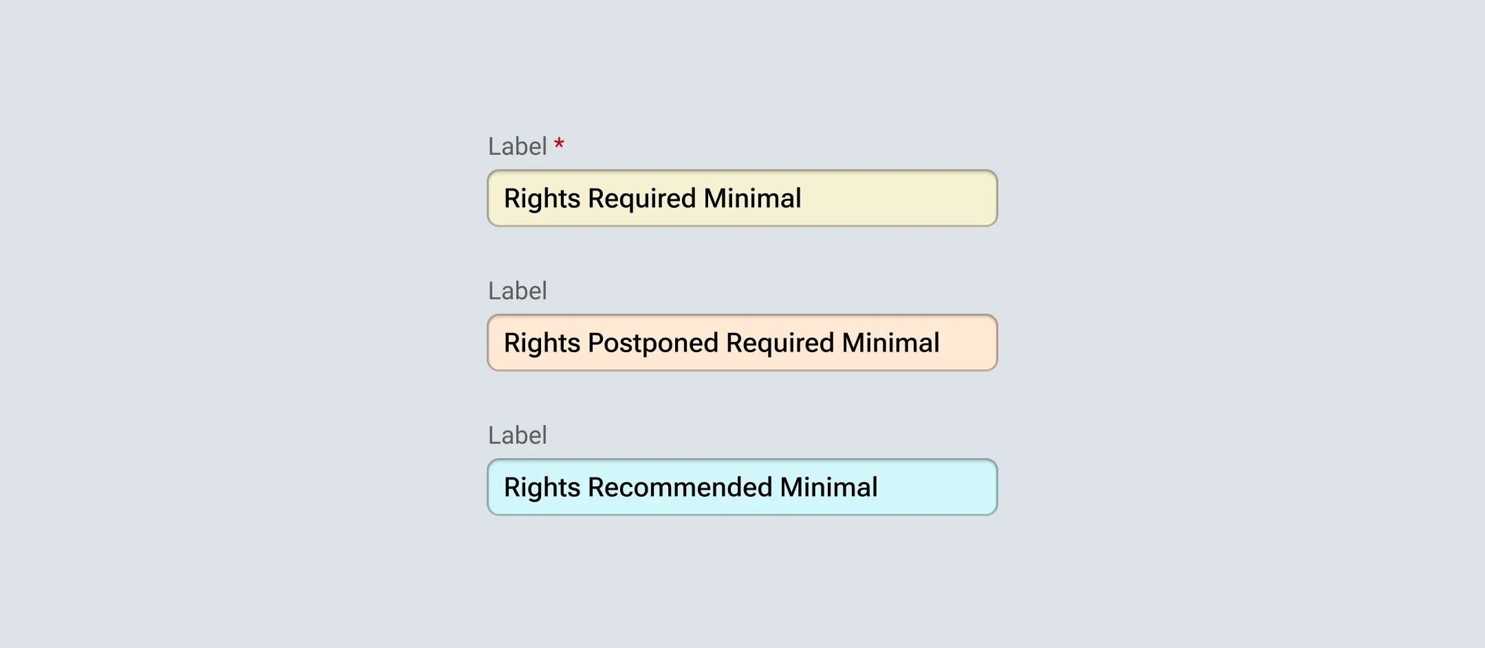 Povrchy - rights