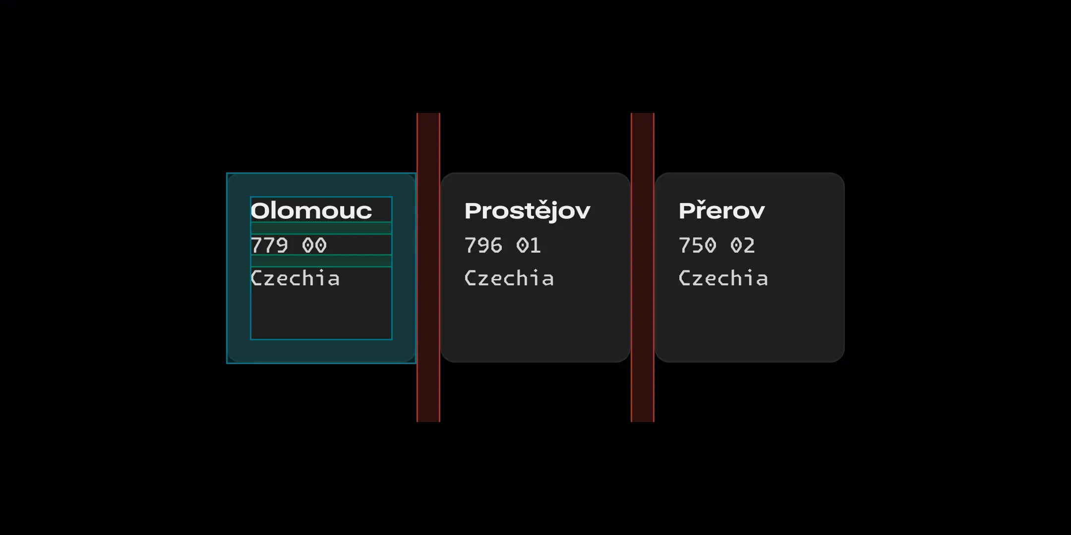 Spacing v komponentách