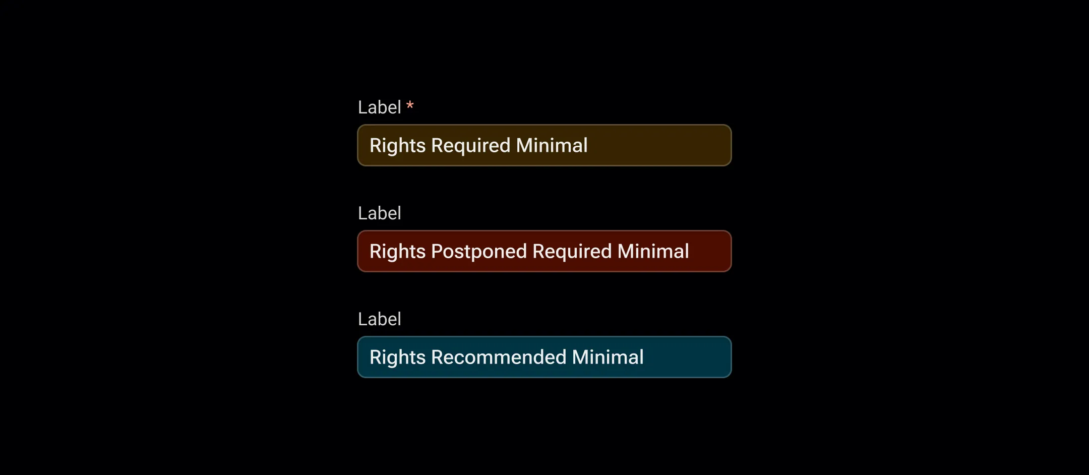 Povrchy - rights