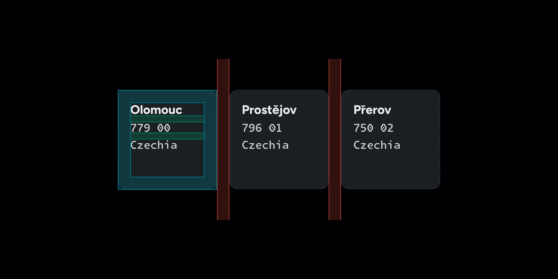 Spacing v komponentách