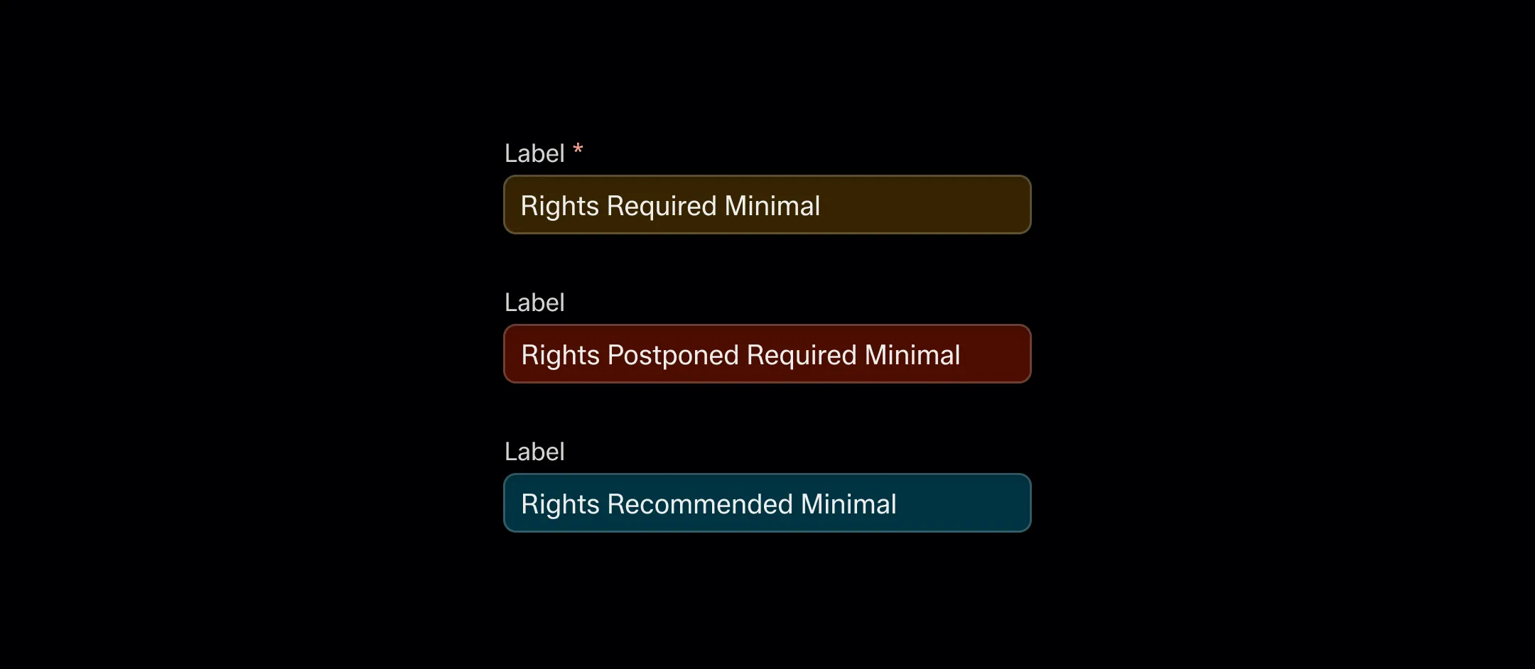 Povrchy - rights