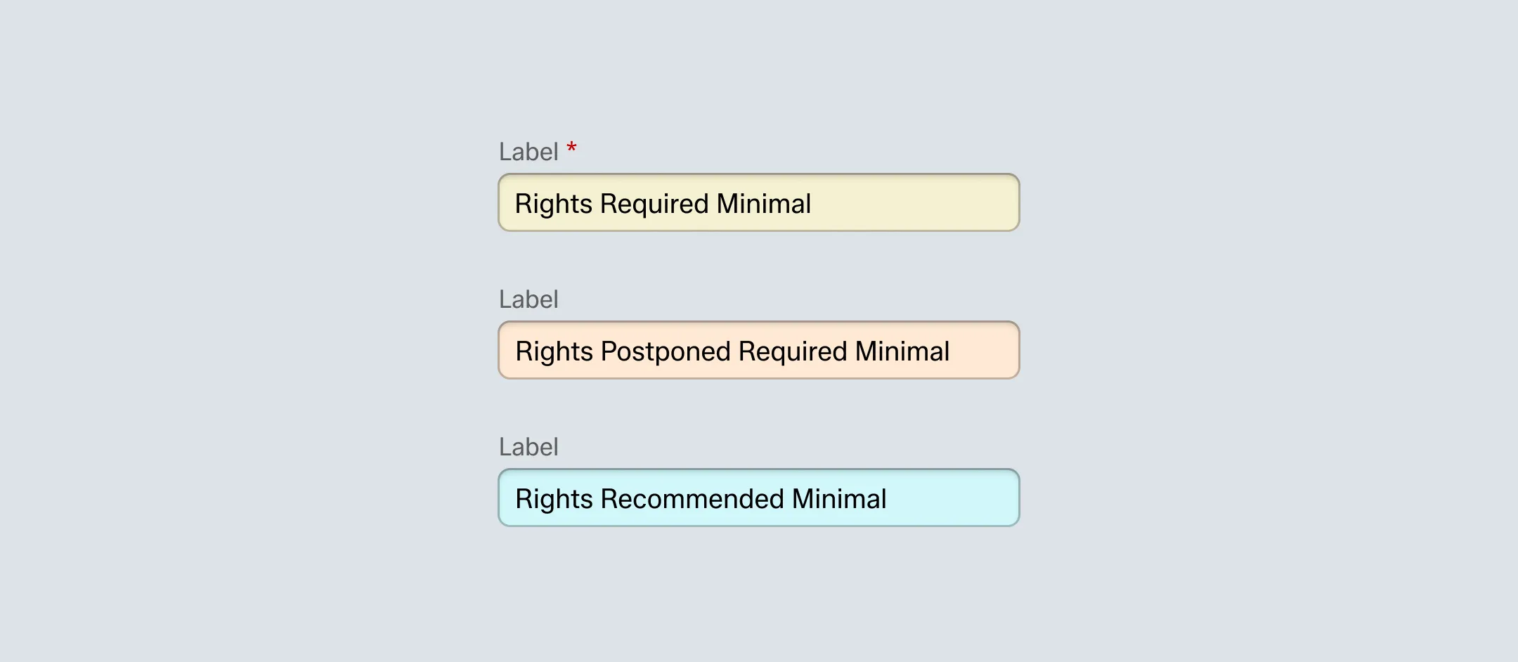 Povrchy - rights