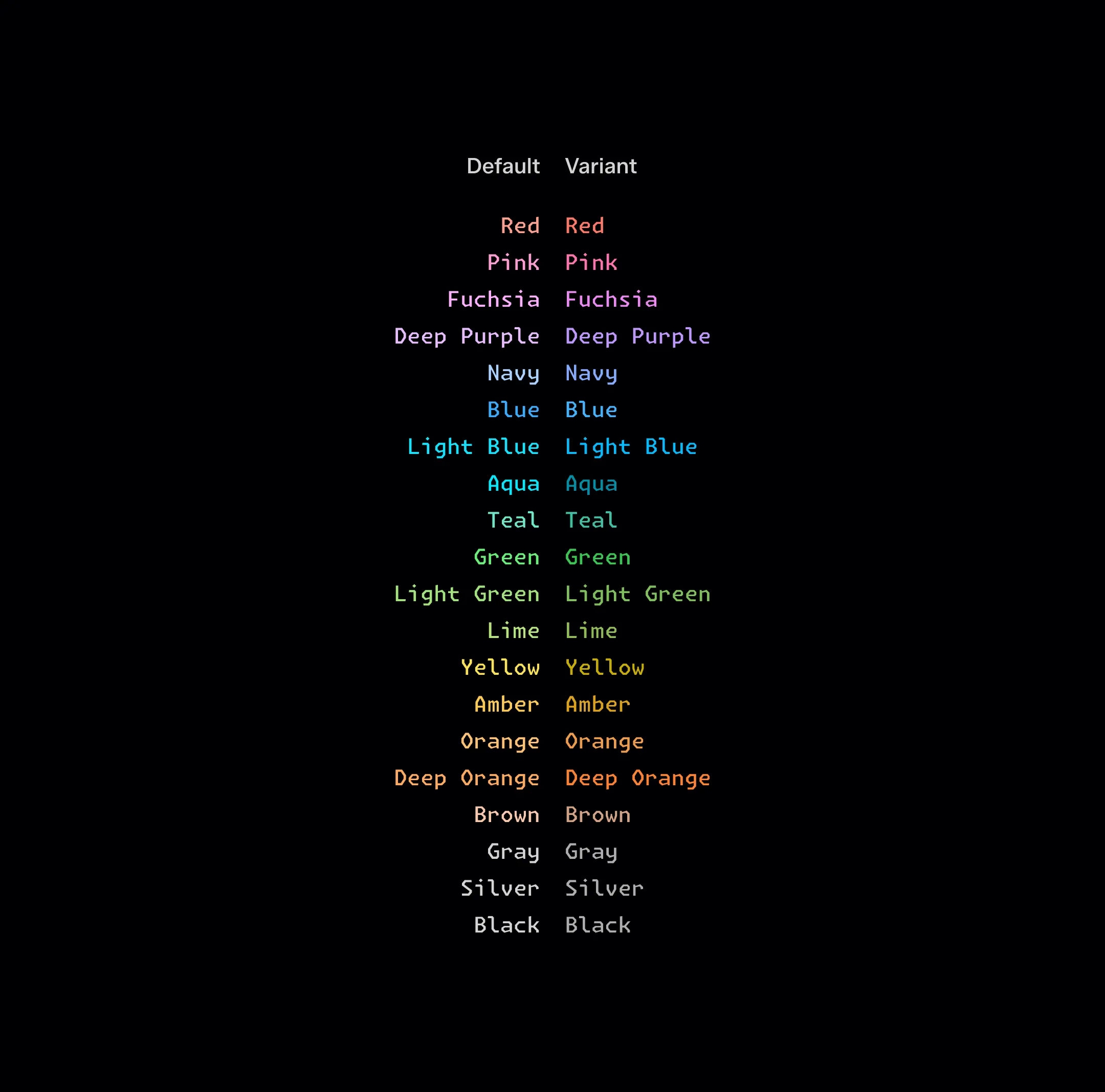 Typografie - paleta