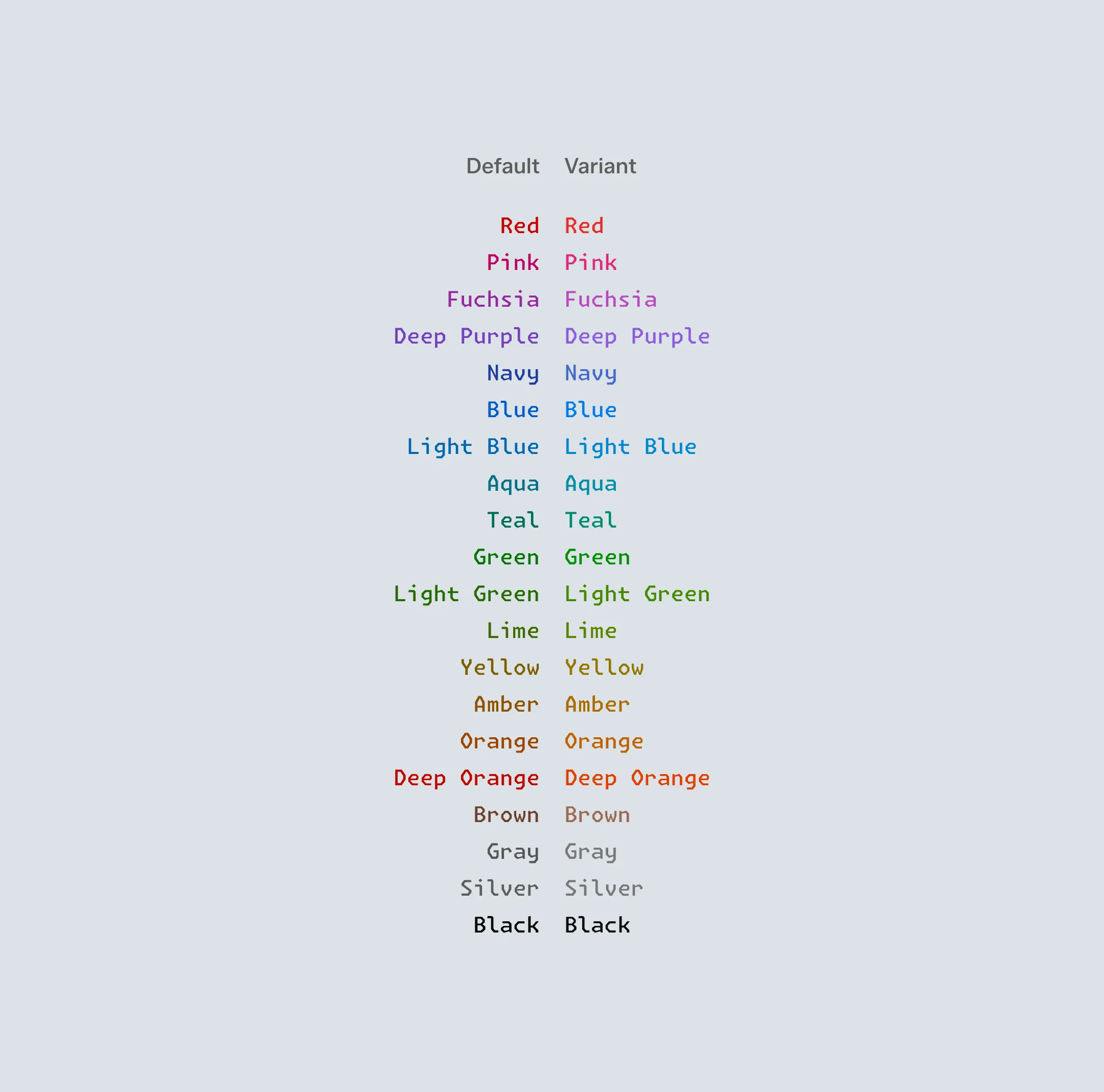 Typografie - paleta