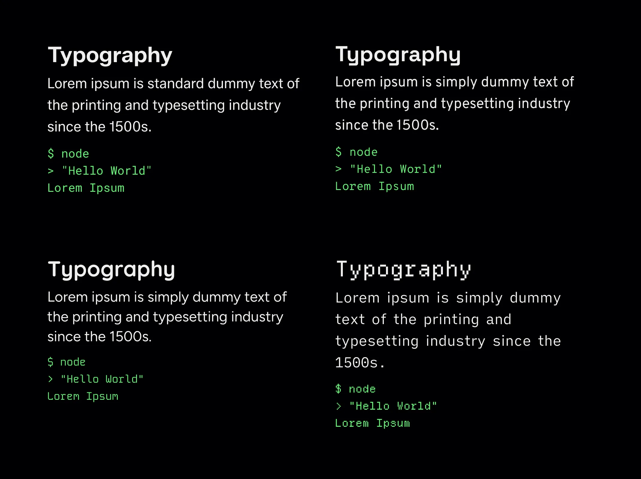 Typografie - typy fontů